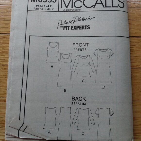 Plus Size 16-22 Tops Dresses Sewing Pattern UNCUT McCall's 6355 - Picture 11 of 13